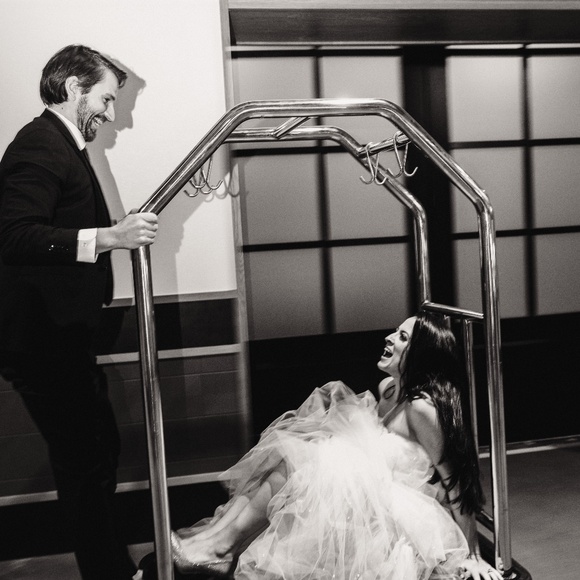 Untamed Petals High/low Pearl Embellished gown - Picture 6 of 8